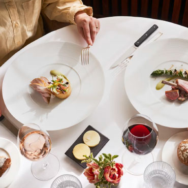 Small dishes at Le Manoir