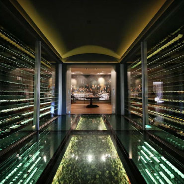 The Vault of wine at the Vineyard